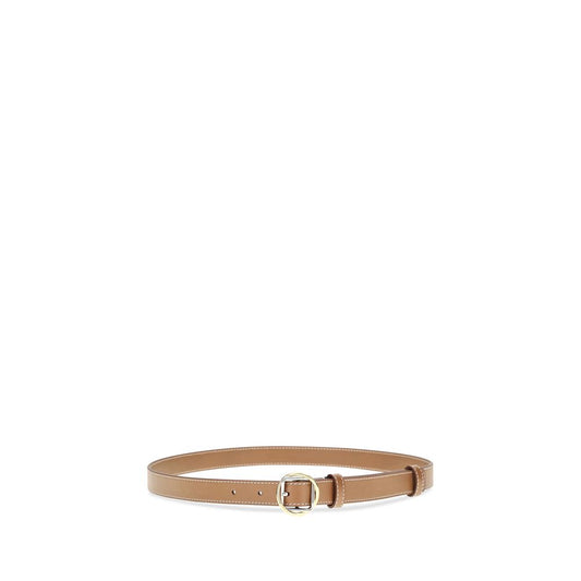 Cinturón Fino De Piel De Becerro Bos Taurus Jacquemus Beige