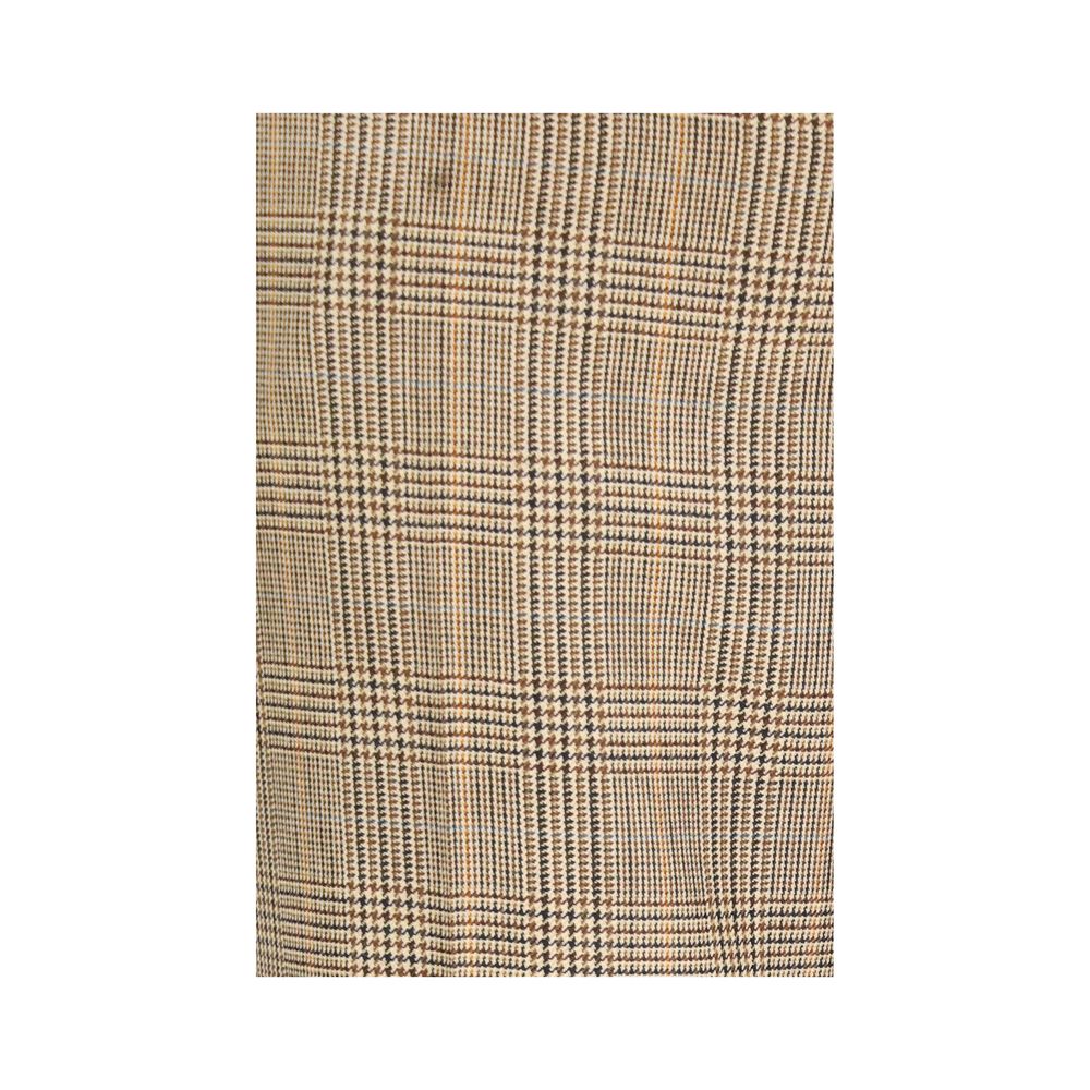 Saint Laurent Pantalones Acampanados De Lana Beige Ovis Aries