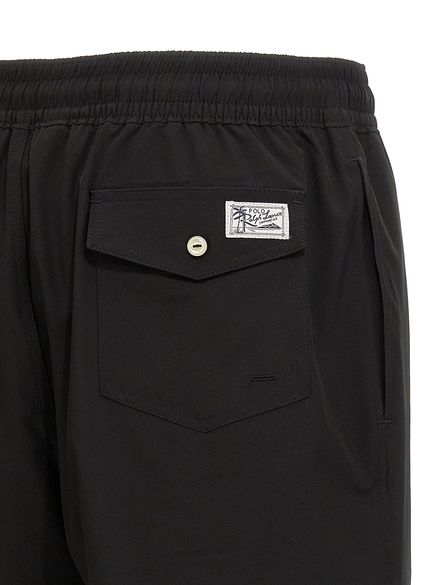 Shorts de Poliéster Negro de Uso Técnico Polo Ralph Lauren