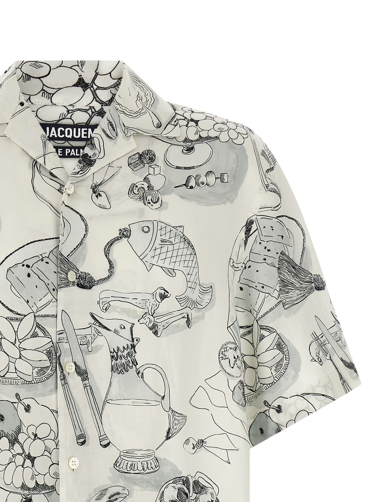 Camisa Bicolor De Viscosa Jacquemus Estilo Minimalista Y Fresco