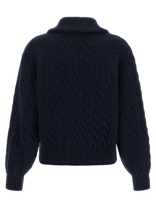 Polo Ralph Lauren Blue Wool Cardigan