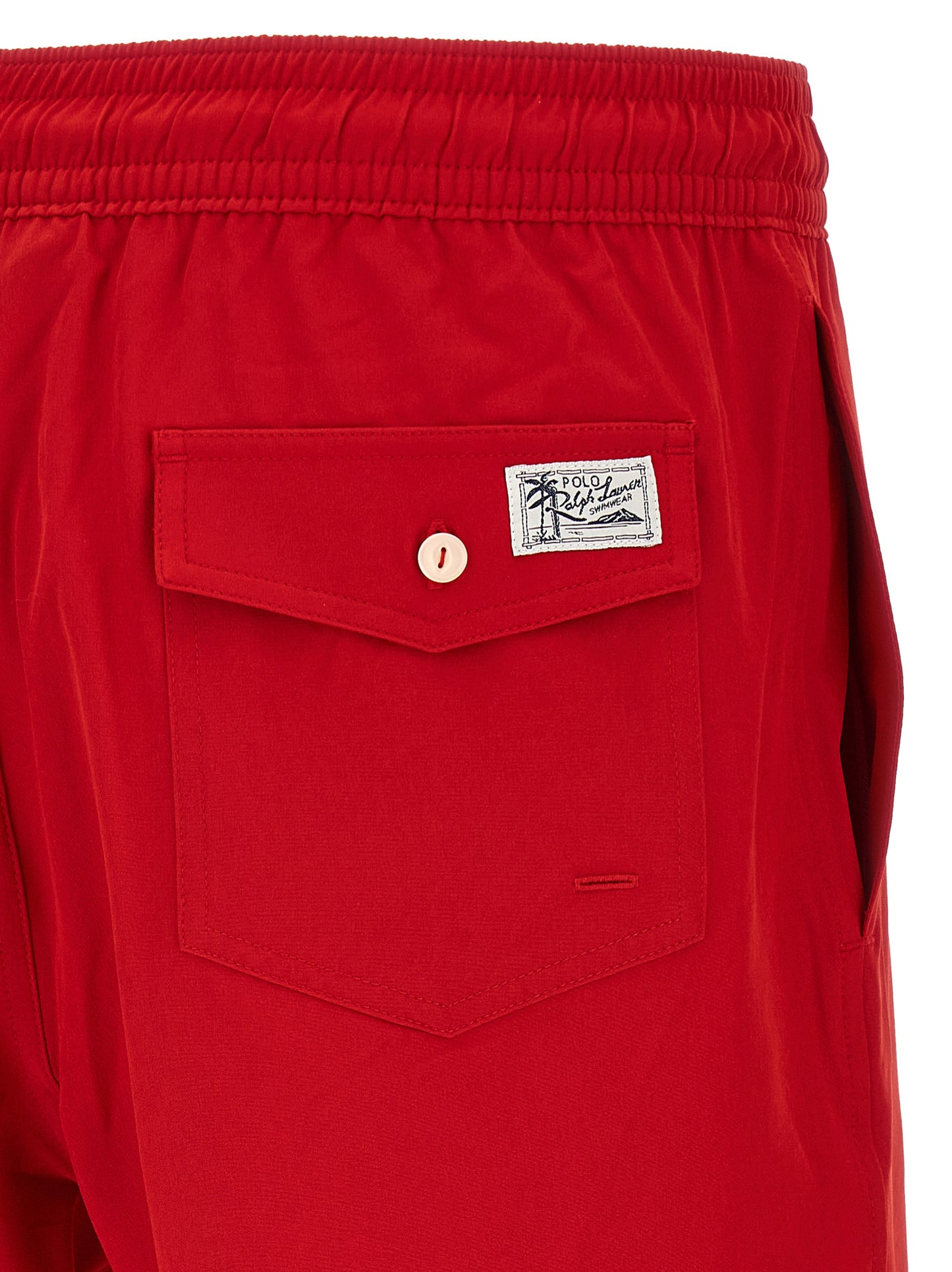 Polo Ralph Lauren Bermudas De Baño De Poliéster Rojas