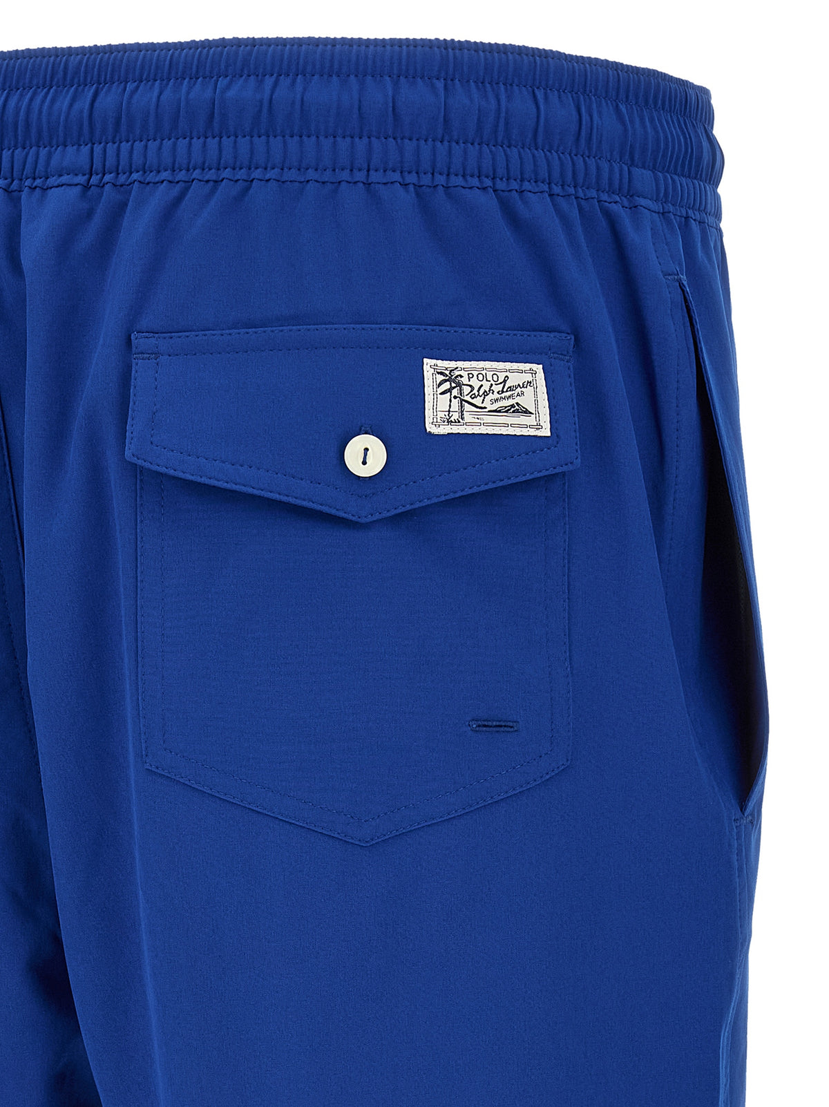Blue Polyester Polo Ralph Lauren Traveler Quick Dry Swim Trunks