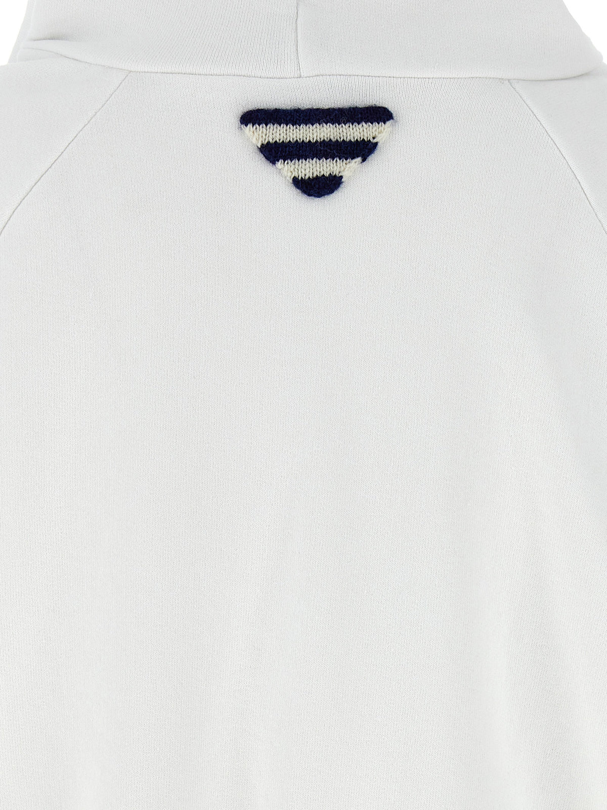 Prada Sudadera Blanco De Algodón Con Caída Natural