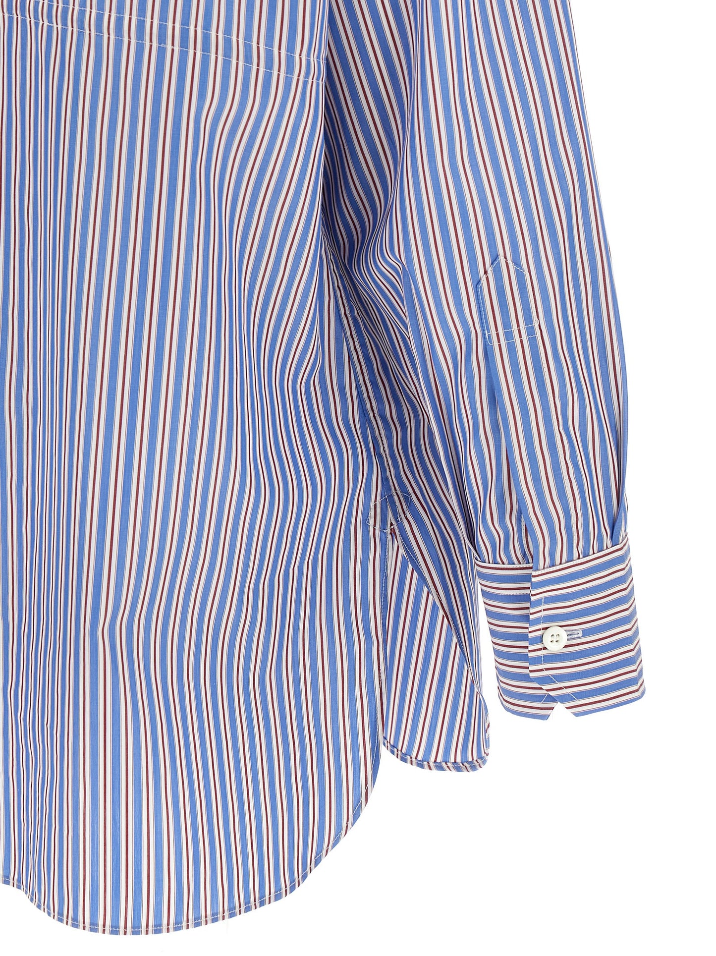 Blusa De Algodón Multicolor Prada Con Diseño Versátil