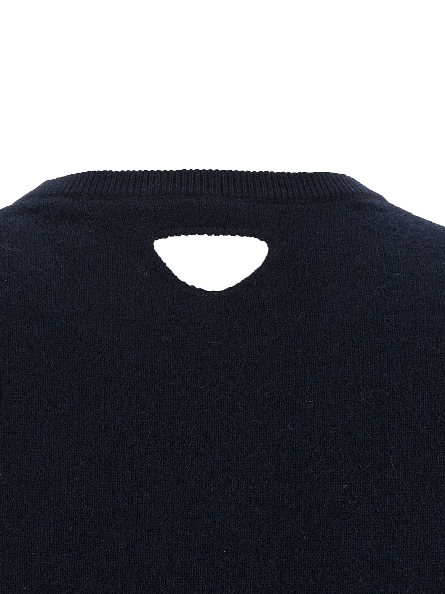 Prada Contemporary Design Blue Cashmere Cardigan