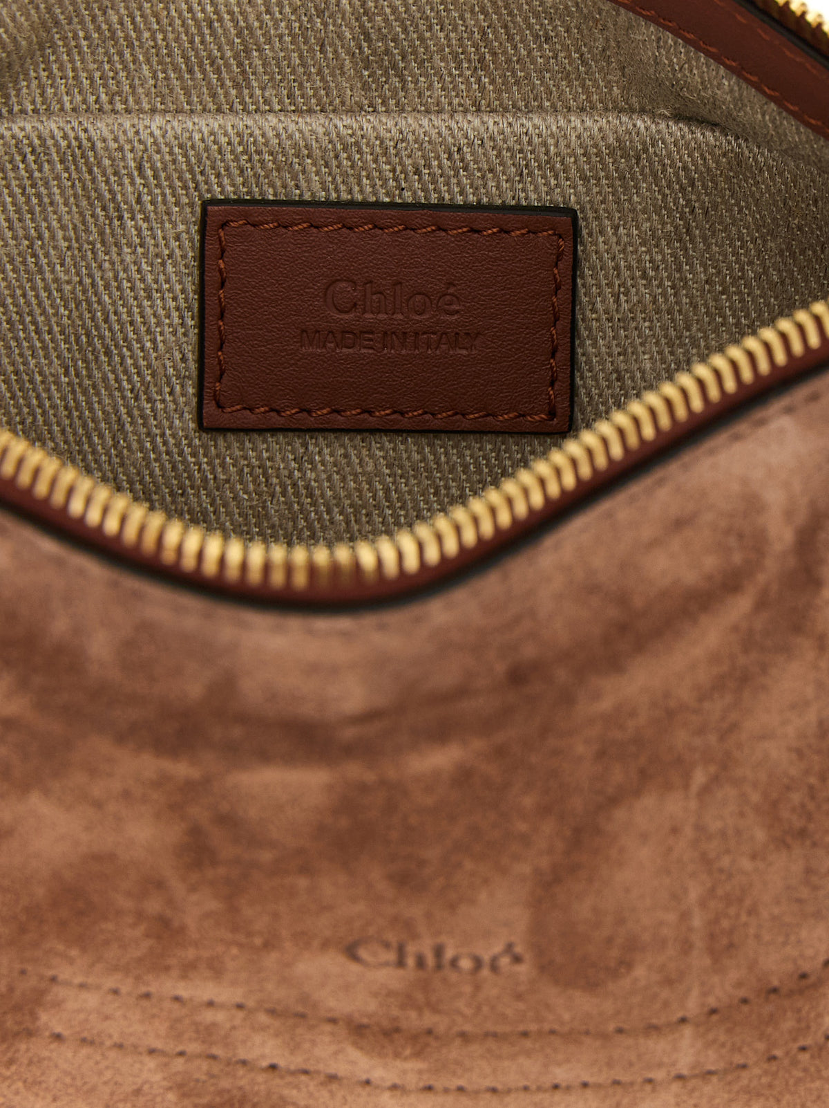 Chloé Marcie Shoulder Bag in Brown Calfskin