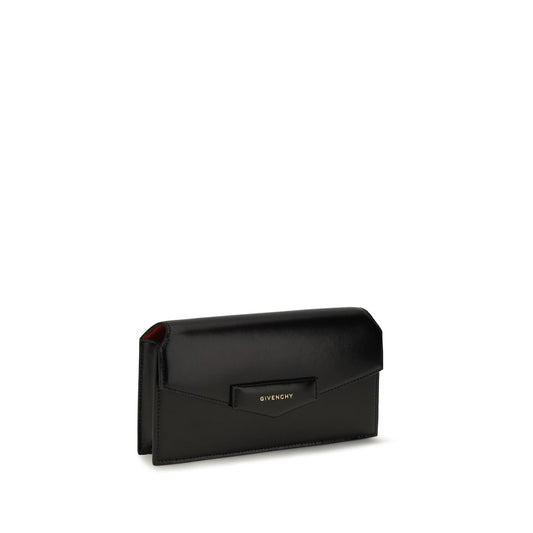 Givenchy Clutch Negro Piel De Ternera Colección Bos Taurus