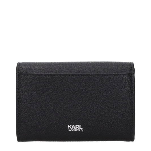 Portefeuille Karl Lagerfeld en polyester noir