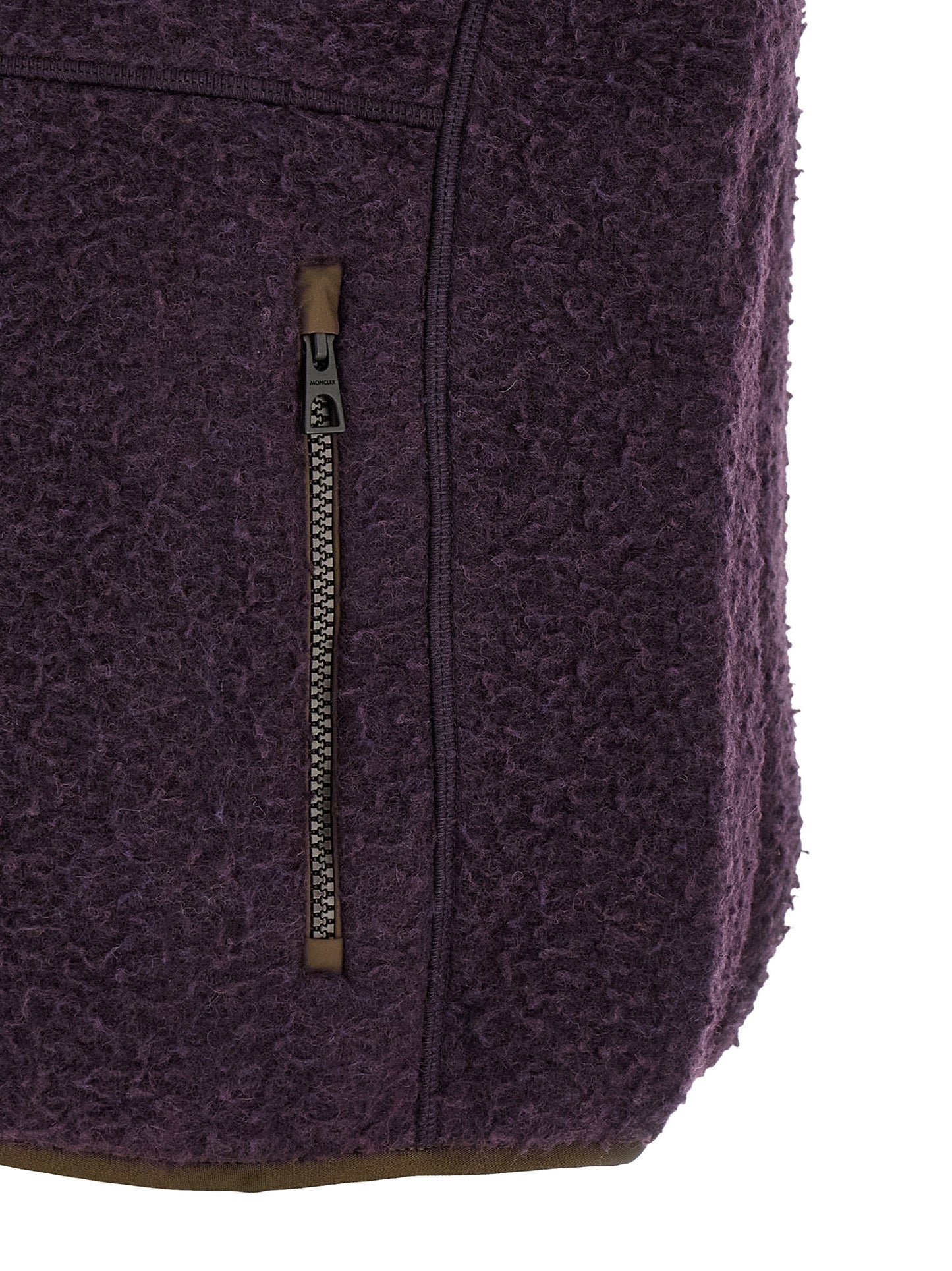 Moncler Chaqueta Sin Mangas De Poliéster Color Púrpura