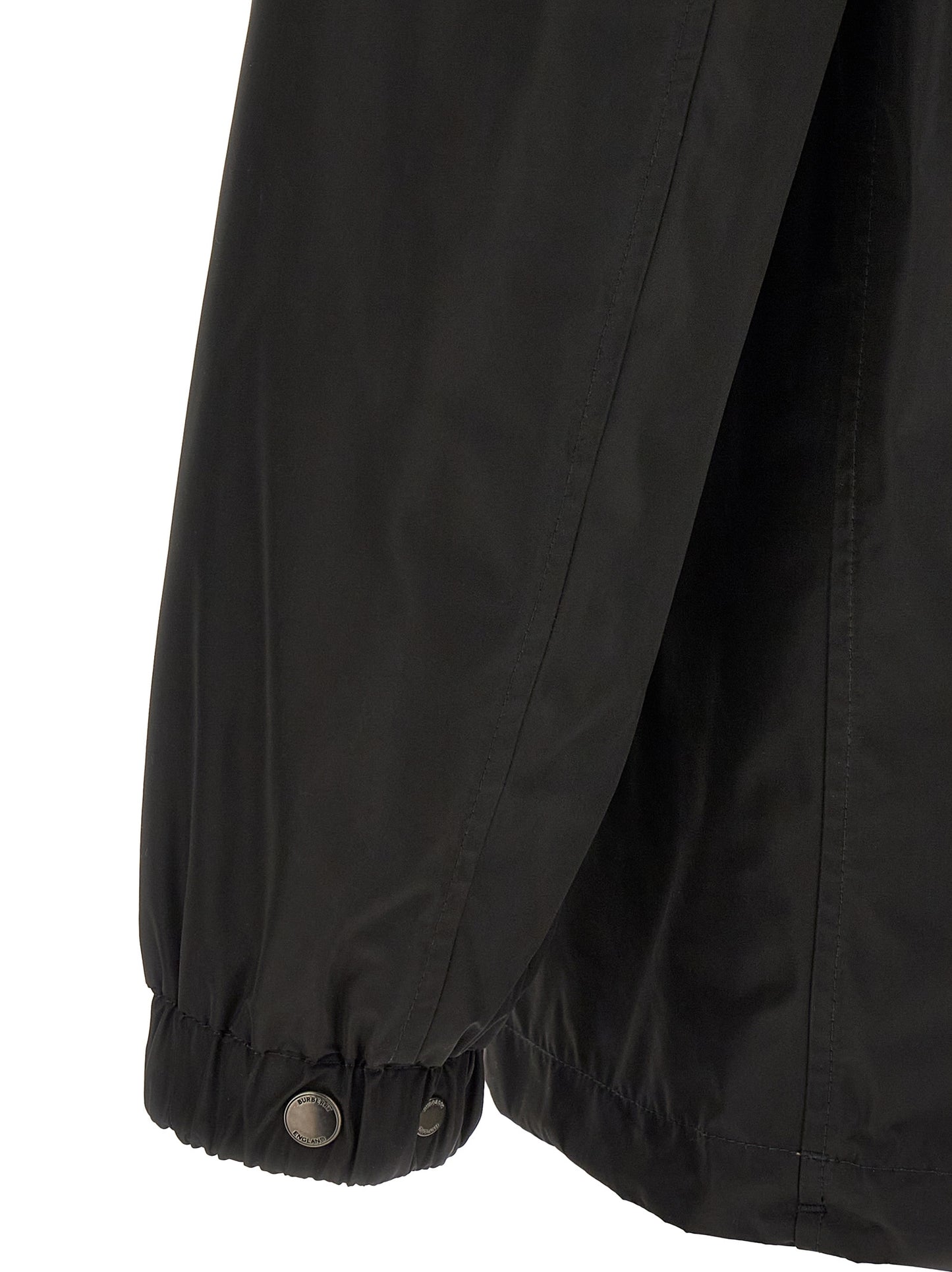 Chaqueta Abrigo Burberry De Poliéster Negro Interior