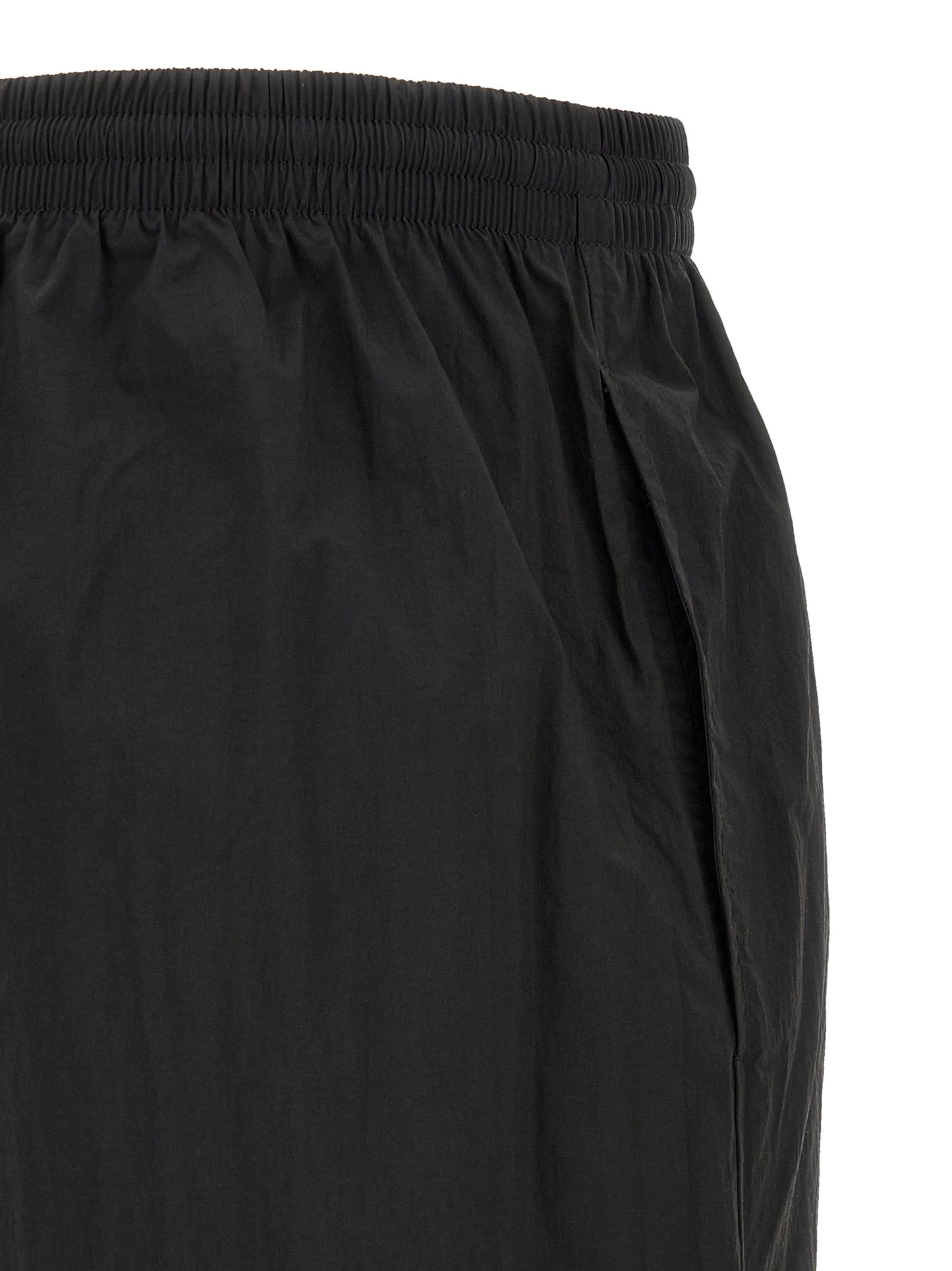 Pantalones Cortos Balenciaga De Poliamida En Negro