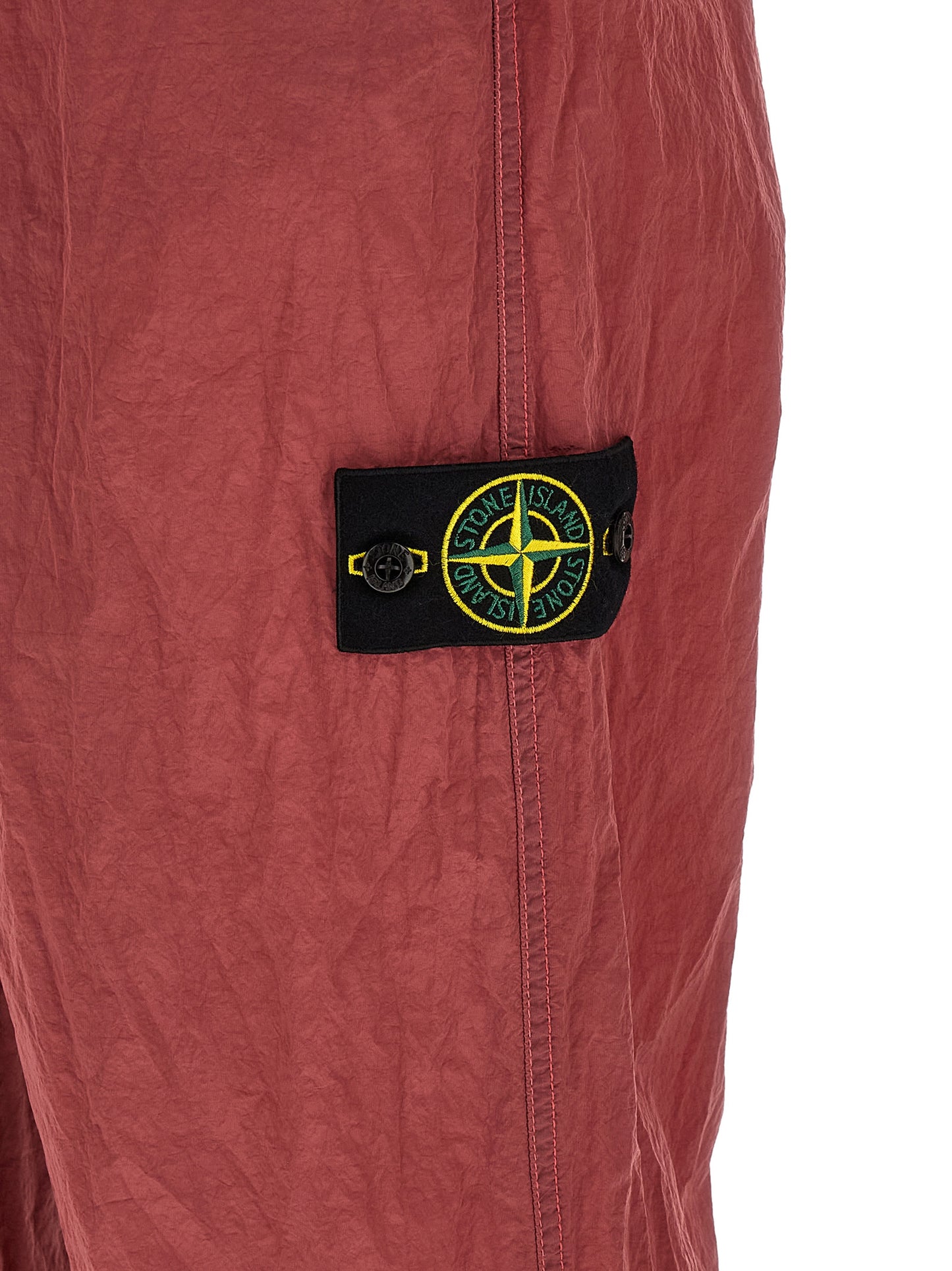 Stone Island Pantalones Joggers De Poliamida Roja Ref 3100011