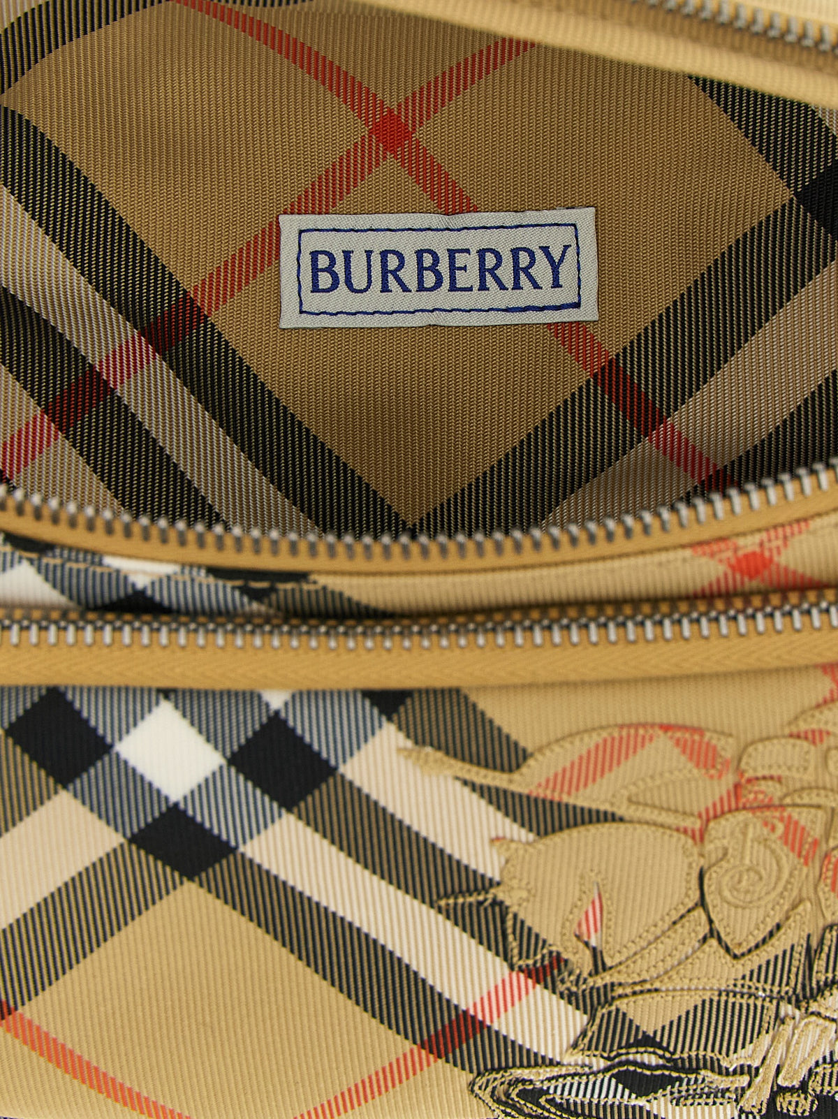 Burberry Beige Polyester Shoulder Bag