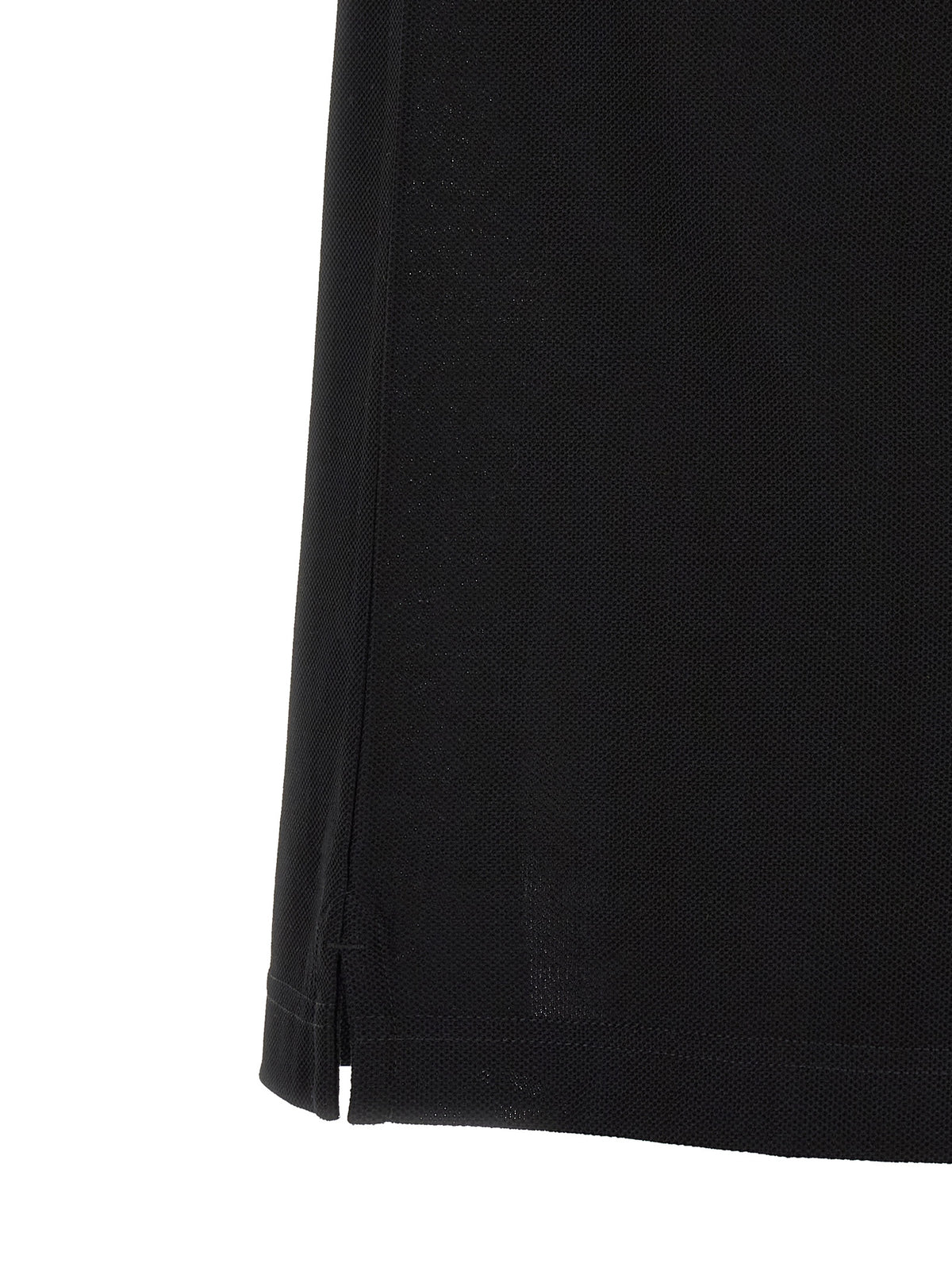Polo Burberry noir en coton modèle Evan