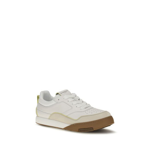 Givenchy Zapatillas Bajas De Piel De Becerro Blanca Bos Taurus