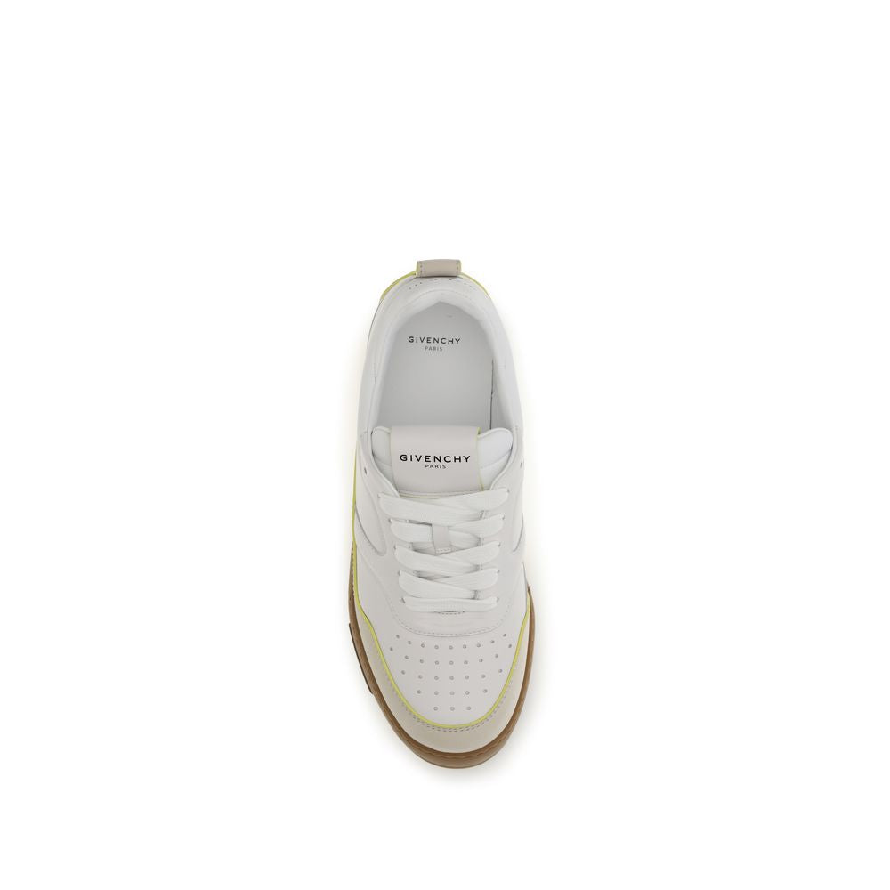 Givenchy White Bos Taurus Calf Leather Low Sneakers