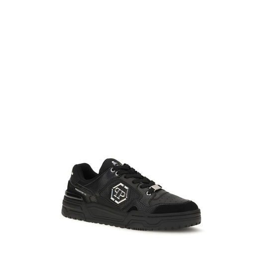 Zapatillas Philipp Plein De Poliéster Negro Corte Bajo