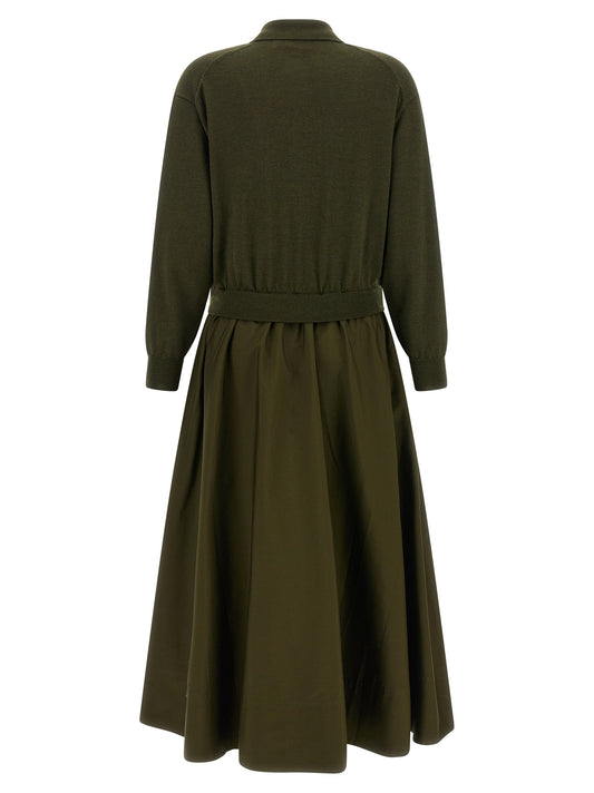 Vestido Largo Bicolor De Lana Unisex Polo Ralph Lauren