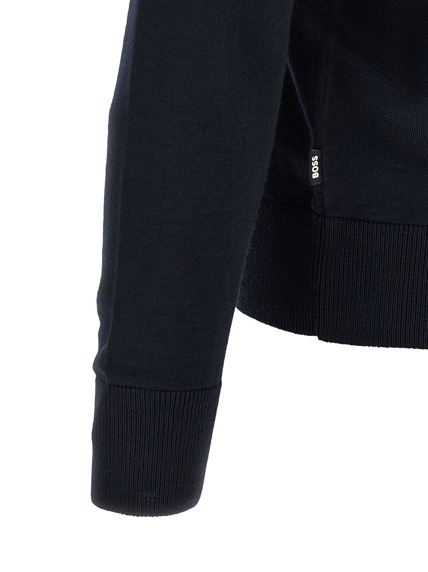 Cárdivan Hugo Boss De Lana Virgen Azul Modelo H-Ebenji