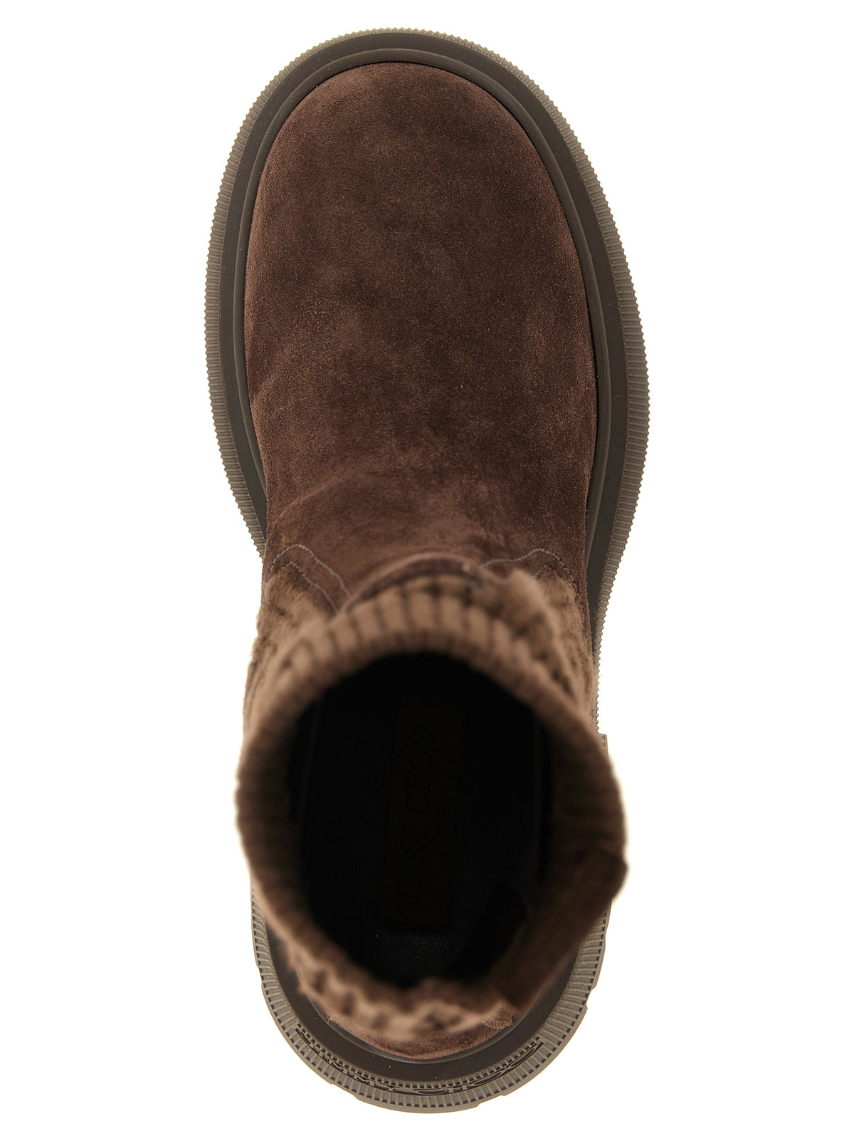 Botas De Tobillo Jimmy Choo En Piel De Cordero Marrón