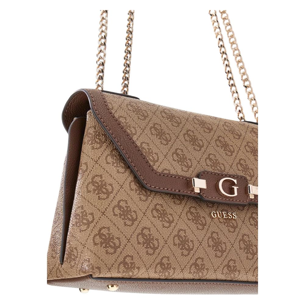 Sac à main Guess en polyéthylène beige finition soignée