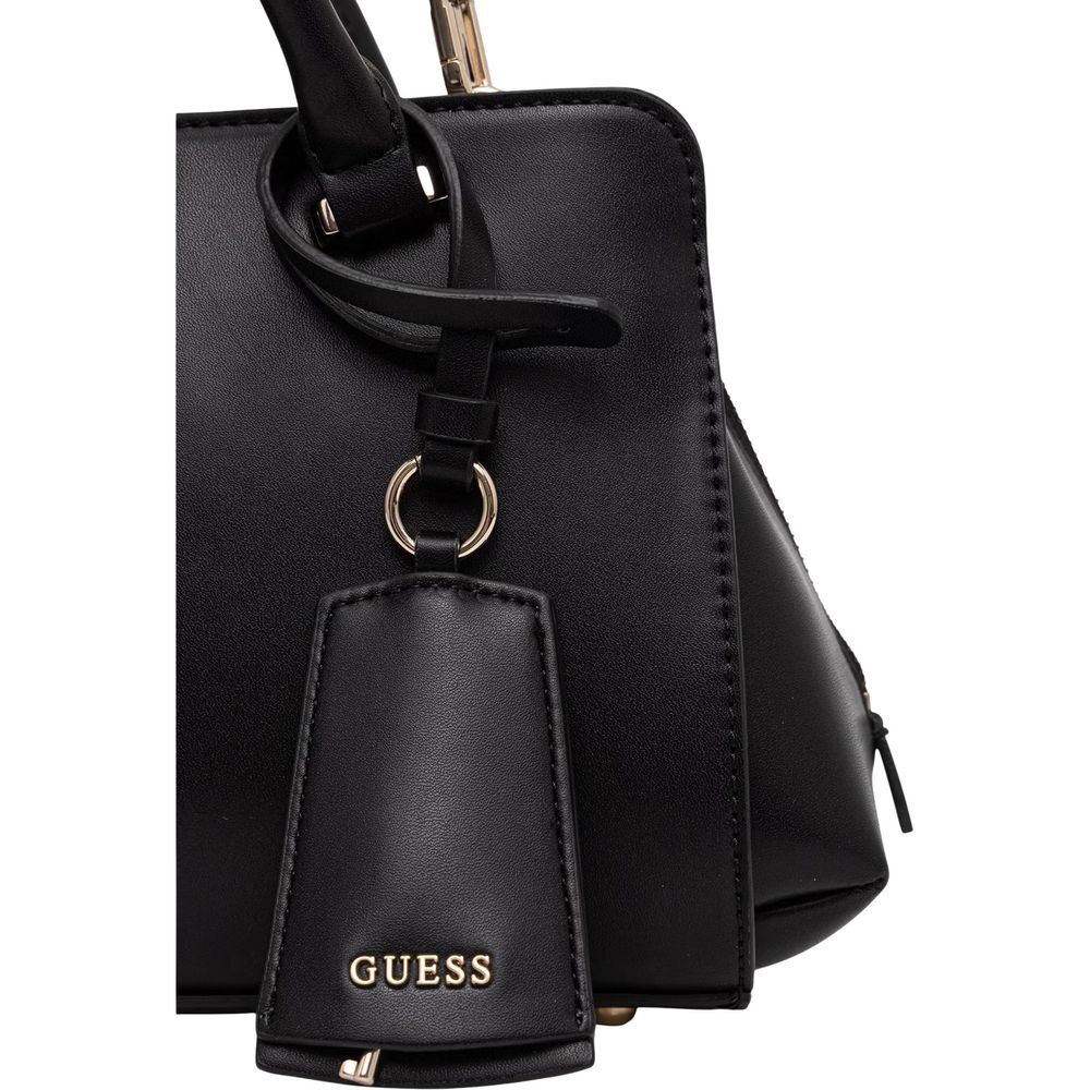 Bolso De Mano Negro Guess De Polietileno Audrey Sml Girlfriænn Hwvg97 34060