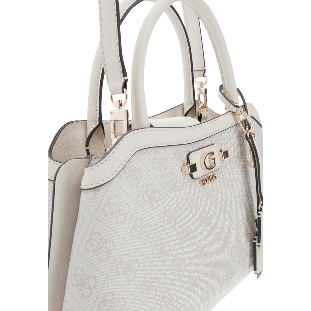 Guess Sac à main Coleen Small Polyéthylène Blanc
