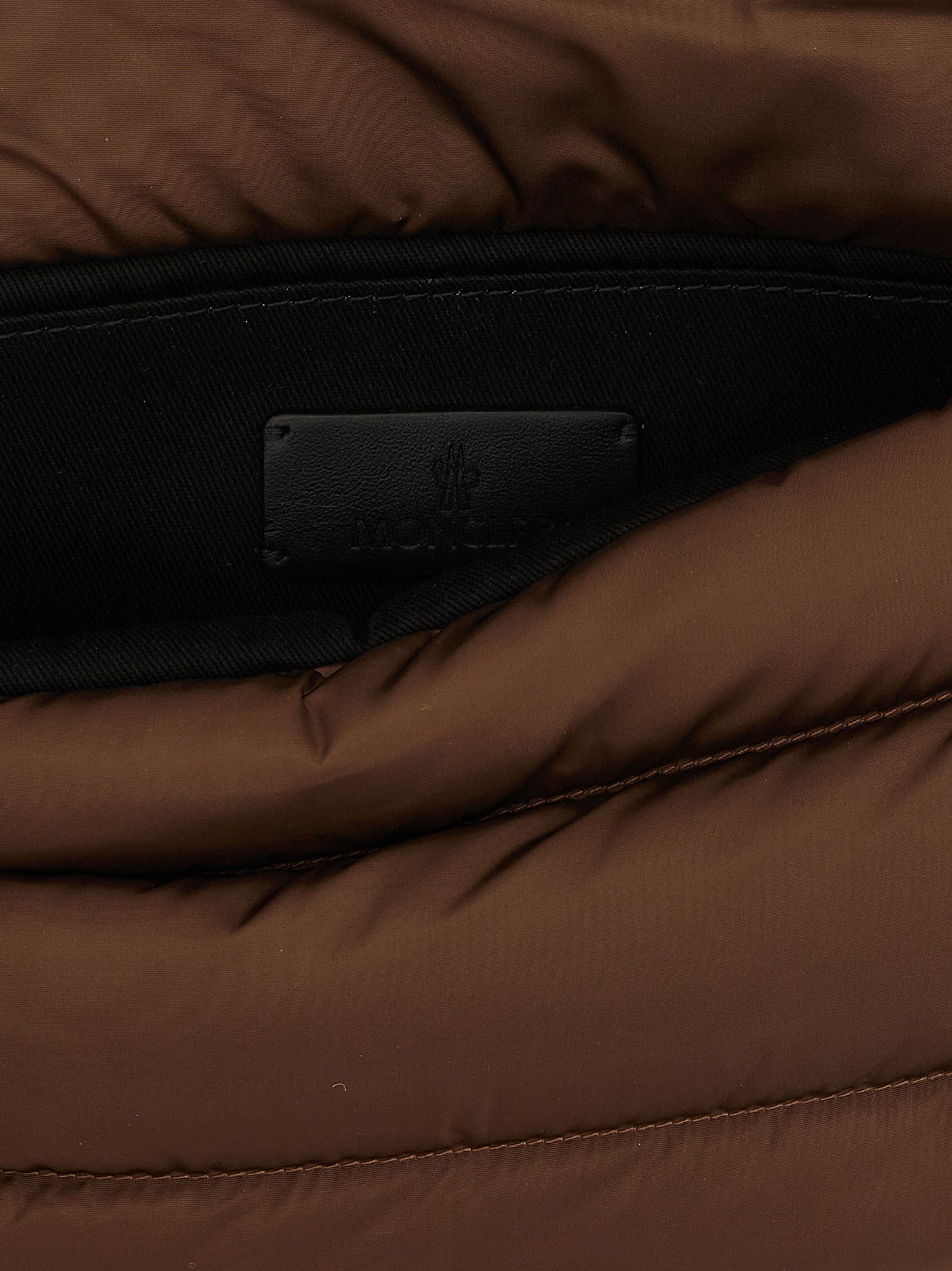Bolso De Hombro Moncler Caradoc De Poliamida Marrón