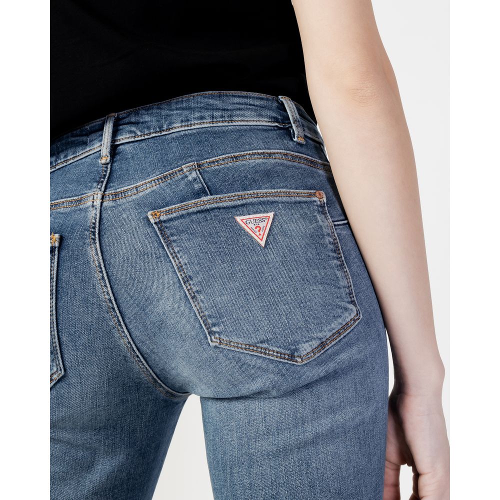 Guess CURVE X Blue Cotton Skinny Jeans W2YAJ2D4Q02