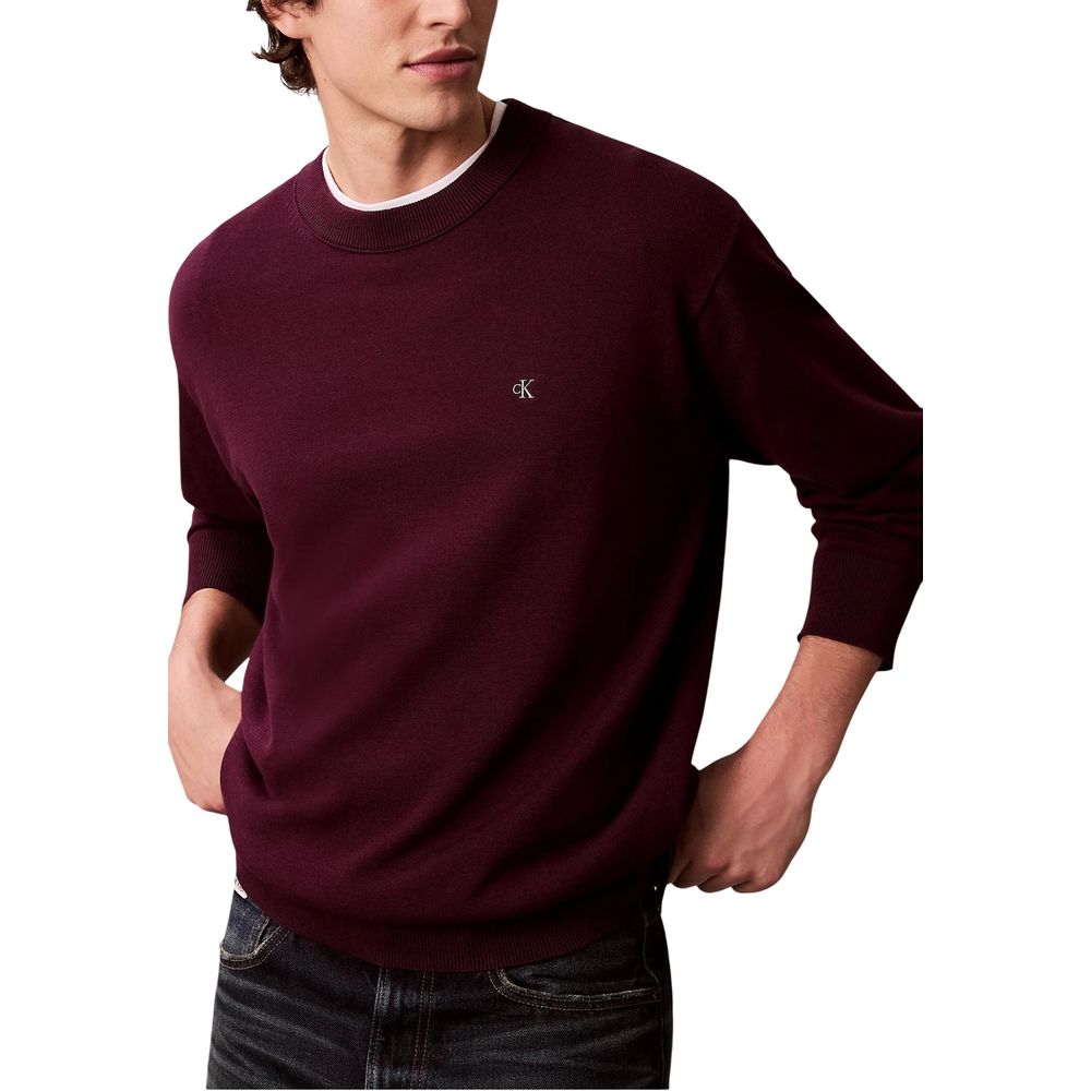 Jersey Masculino Calvin Klein Jeans En Algodón Puro Púrpura