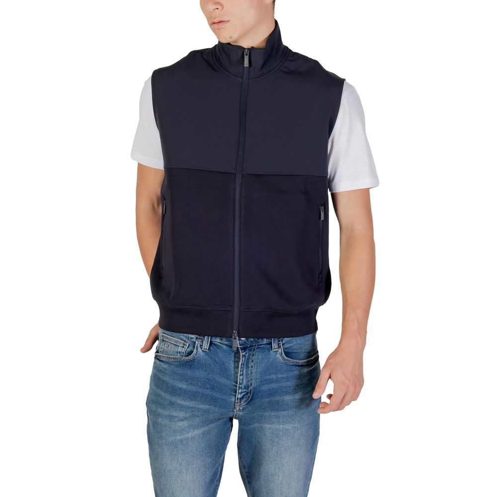 Armani Exchange Sweat-shirt Bleu En Coton - Confort Au Quotidien
