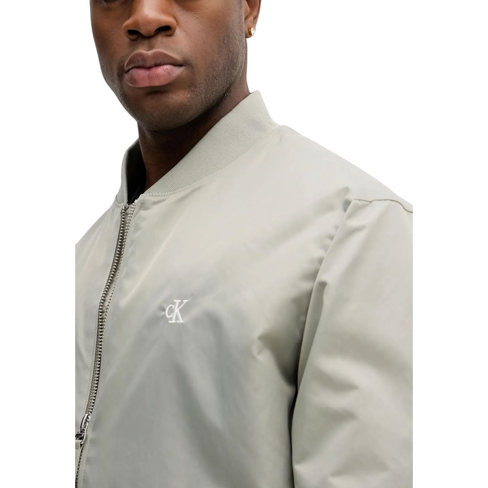 Calvin Klein Jeans Bomber bicolore en polyamide pour homme