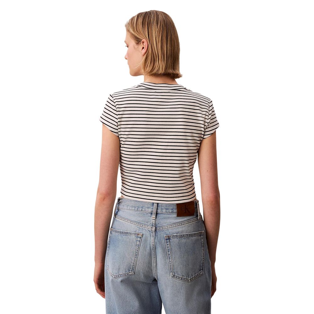 Calvin Klein Jeans Basic Black Cotton T-Shirt