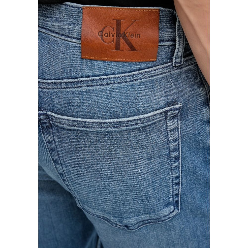 Calvin Klein Jeans Men's Blue Relaxed Fit Cotton Jeans