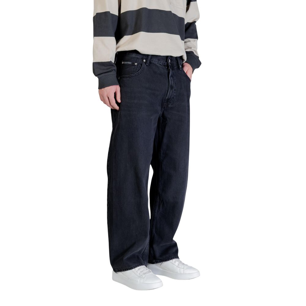 Calvin Klein Jeans Relaxed Fit Black Cotton Jeans