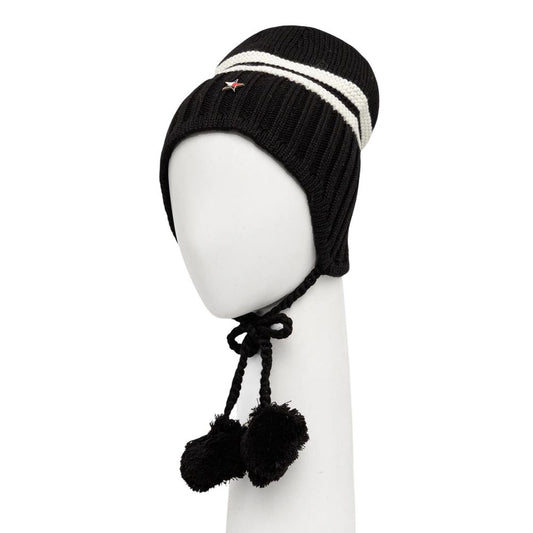 Gorra Béisbol de Lana Reciclada Negro y Blanco Tommy Hilfiger Jeans