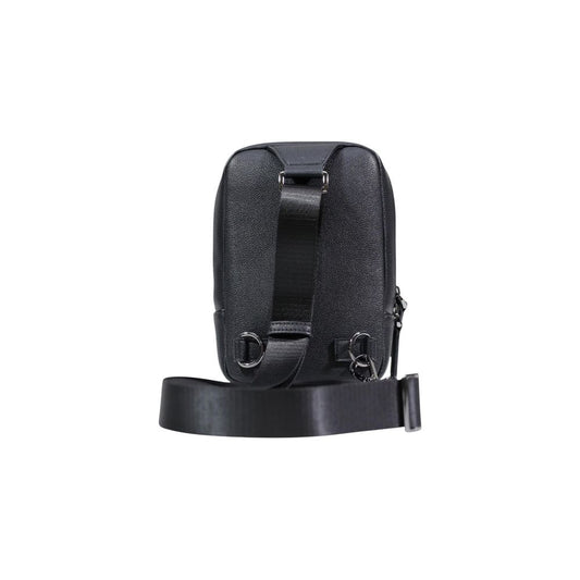 Armani Exchange Mochila de Poliéster Negra - Diseño Urbano