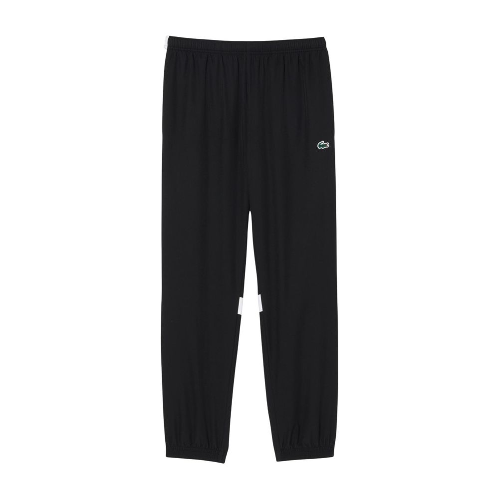 Chándal Deportivo Lacoste De Poliéster Negro Y Blanco
