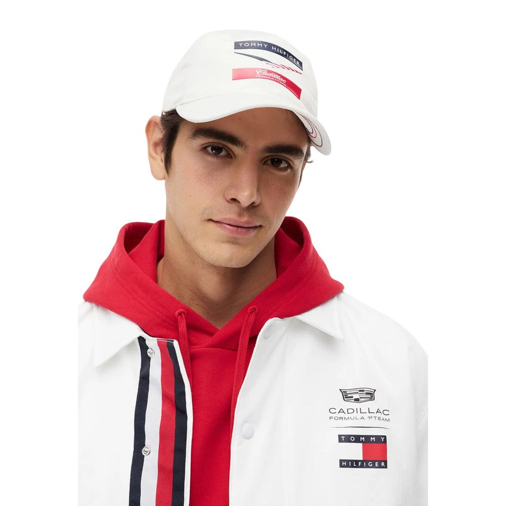 Casquette en polyester recyclé blanc Tommy Hilfiger (Casquette de baseball)