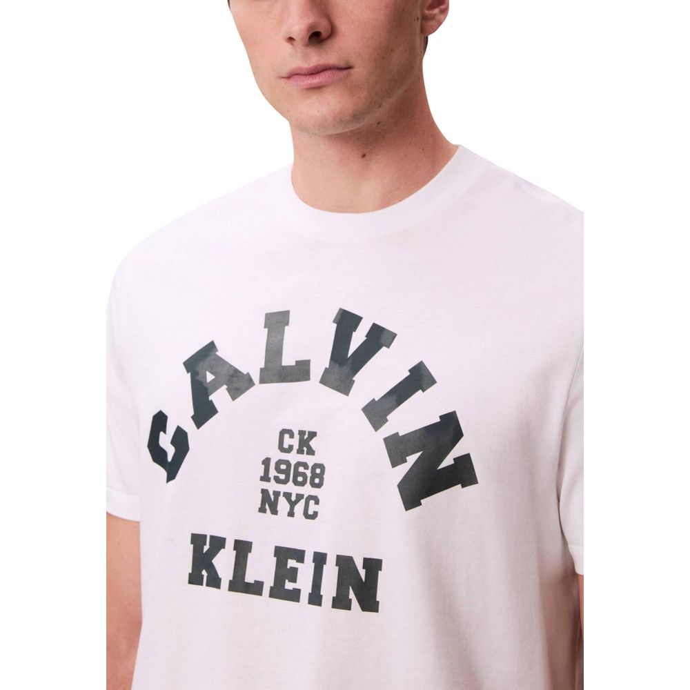 T-shirt Calvin Klein Jeans en coton blanc