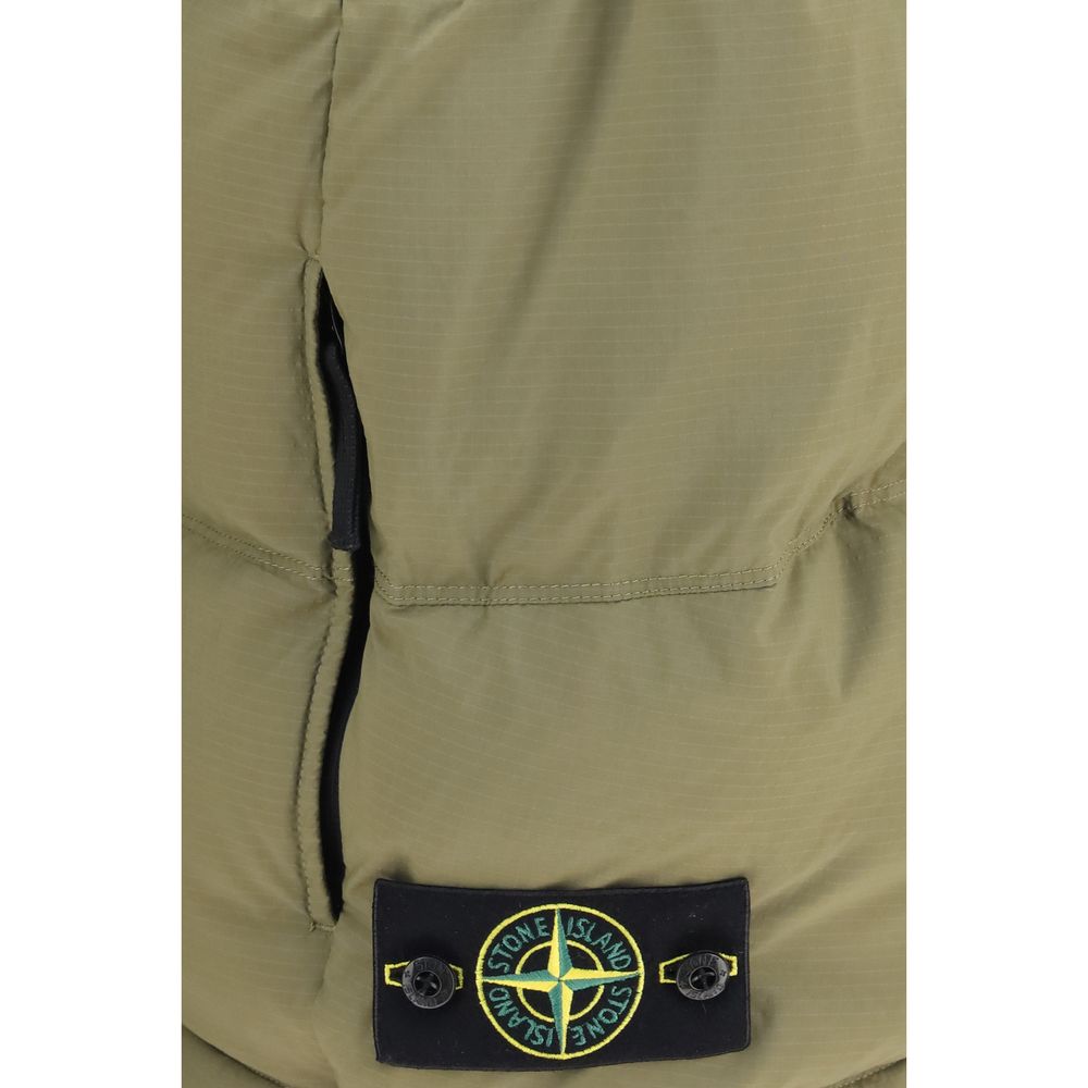 Gilet Stone Island bicolore en polyamide