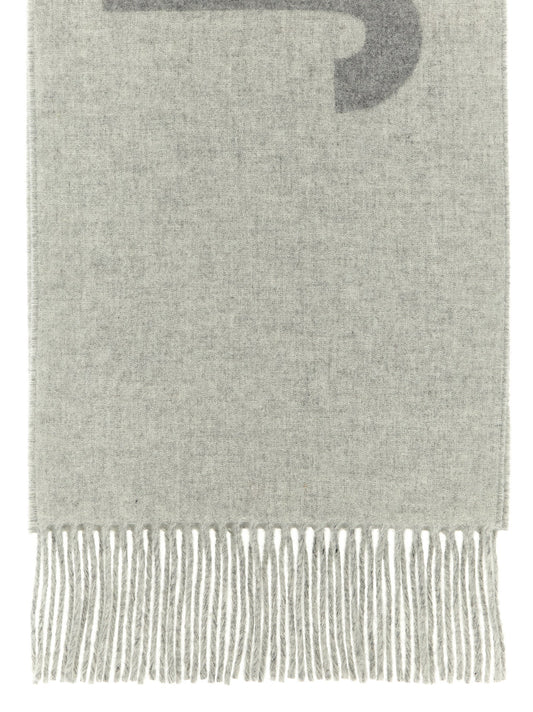 Jacquemus Gray Wool Scarf