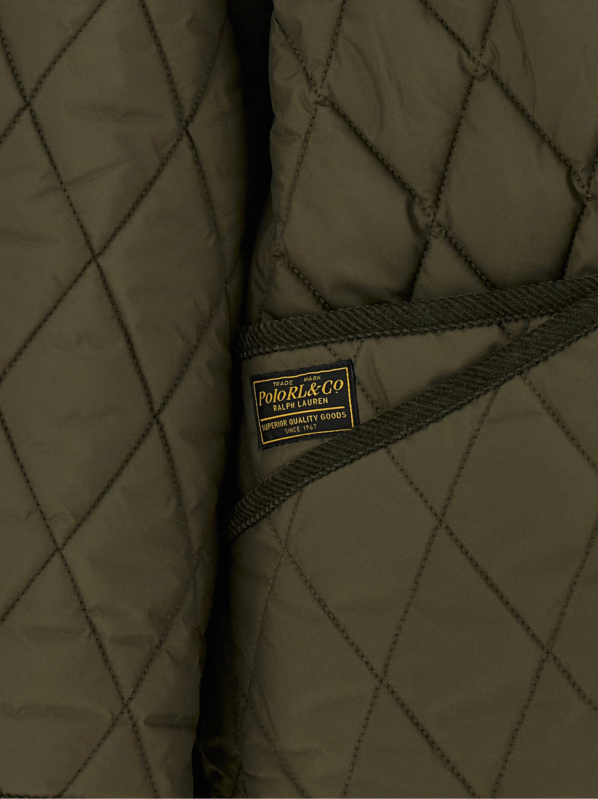 Polo Ralph Lauren Two-Tone Polyester Full-Length Jacket