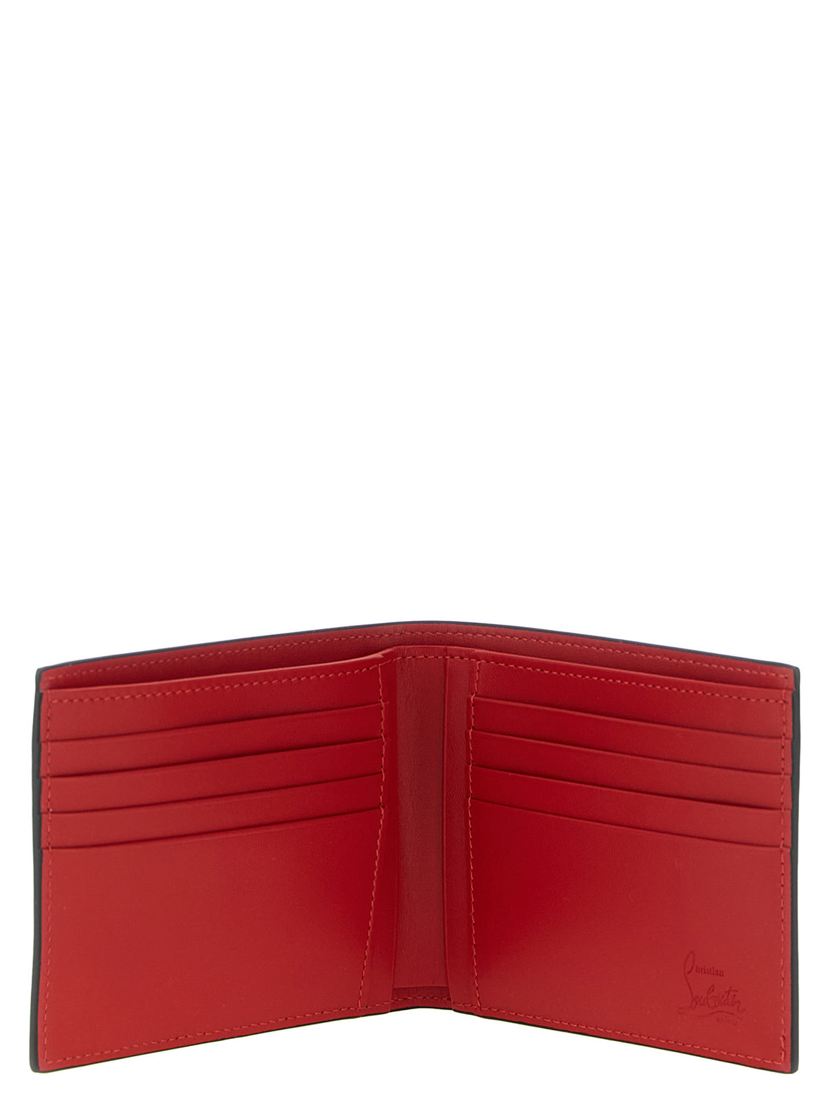 Cartera de piel de becerro negra Christian Louboutin