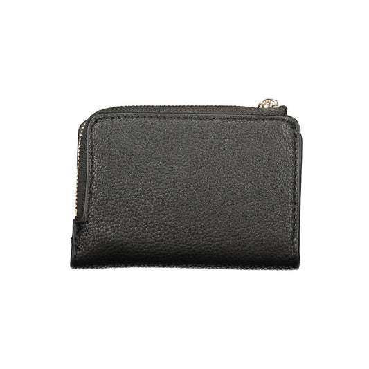 Portefeuille Guess Jeans noir en polyuréthane pour femme