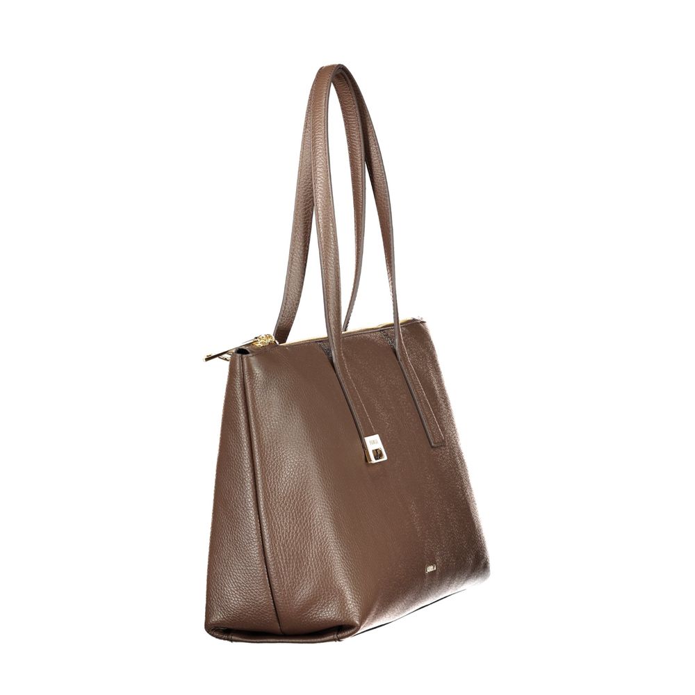Sac pour femme en cuir marron Furla