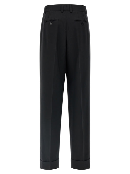 Pantalon de costume Dolce & Gabbana en laine vierge noire