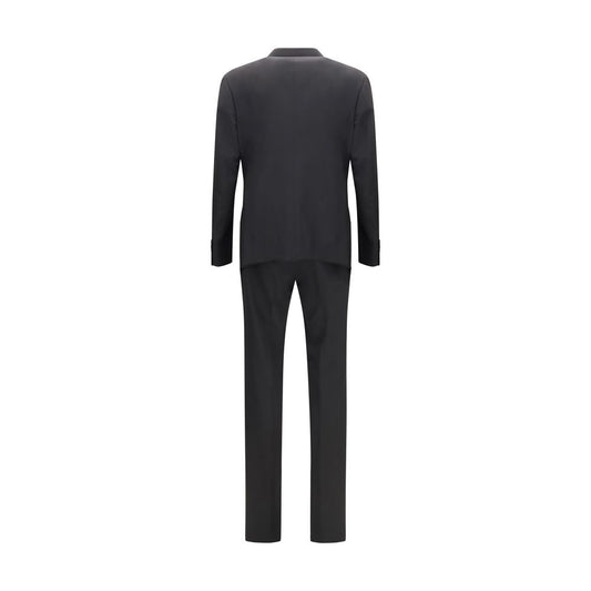 Giorgio Armani Black Wool Oversized Two-Piece Suit