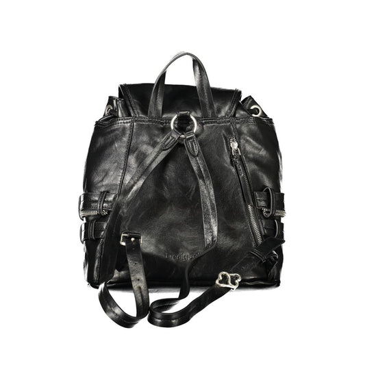 Sac à dos pour femme Desigual noir en polyuréthane